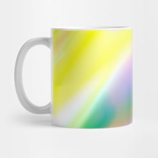 yellow pink green abstract texture Mug